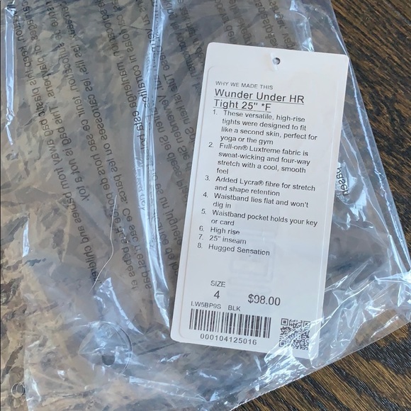 NWT Wunder Under HR Tight 25”*F - Picture 3 of 3